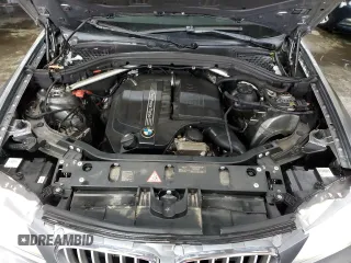 2013 BMW X3 xDrive35i with VIN 5UXWX7C54DL982186, listed as a Copart auction lot 89326175 with 136,622 mi miles and Salvage Title. Bid and sale history available at DreamBid. Image 11.