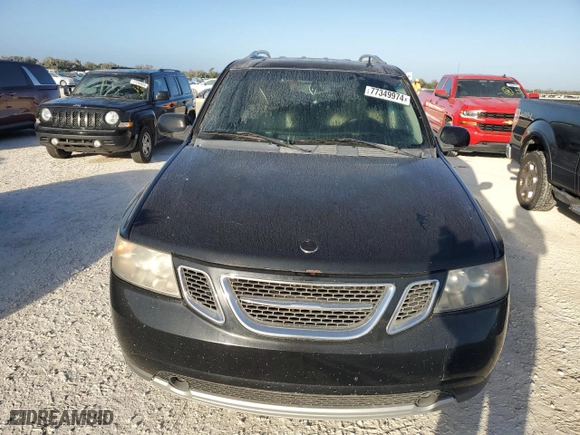 2007 Saab 9-7X I6 with VIN 5S3ET13S772801808, listed as a Copart auction lot 77349974 with NaN miles and Salvage Title. Bid and sale history available at carsss.com. Image 5.