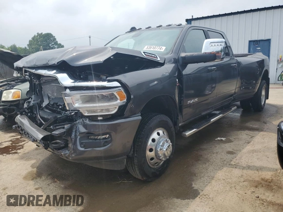 2024 Ram 3500 Laramie with VIN 3C63RRJL8RG243796, listed as a Copart auction lot 53610774 with 3,675 mi miles and Salvage Title. Bid and sale history available at carsss.com. Image 1.