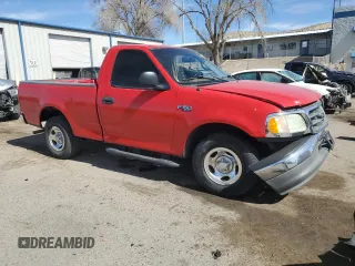 2002 Ford F-150 XL with VIN 1FTRF17232NA26438, listed as a Copart auction lot 47831325 with 201,280 mi miles and Salvage Title. Bid and sale history available at carsss.com. Image 4.
