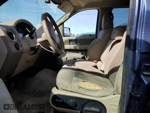 2005 Ford F-150 XLT with VIN 1FTPW14595FB71066, listed as a Copart auction lot 51159715 with 217,444 mi miles and Non Repairable. Bid and sale history available at carsss.com. Image 7.