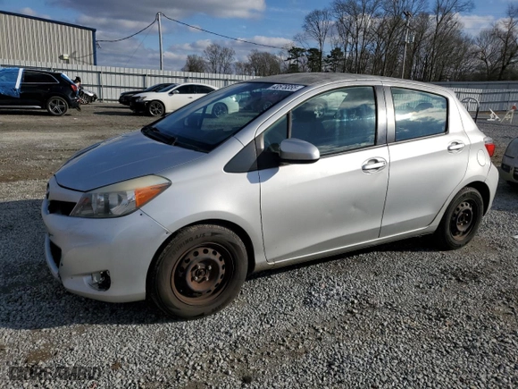 2012 Toyota Yaris L with VIN JTDKTUD38CD507298, listed as a Copart auction lot 43578355 with 216,329 mi miles and Salvage Title. Bid and sale history available at carsss.com. Image 1.