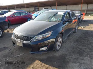 2015 Kia Optima LX with VIN 5XXGM4A75FG485653, listed as a IAAI auction lot 41082053 with 167,649 mi miles. Bid and sale history available at carsss.com. Image 11.