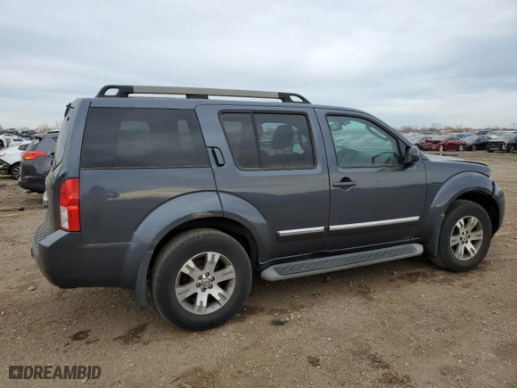 2011 Nissan Pathfinder Silver with VIN 5N1AR1NBXBC621253, listed as a Copart auction lot 83152894 with 210,531 mi miles and Salvage Title. Bid and sale history available at carsss.com. Image 3.