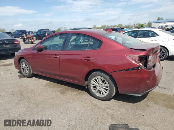2017 Subaru Impreza Premium with VIN 4S3GKAD66H3619998, listed as a Copart auction lot 55403315 with 182,099 mi miles and Salvage title. Bid and sale history available at DreamBid. Image 2.