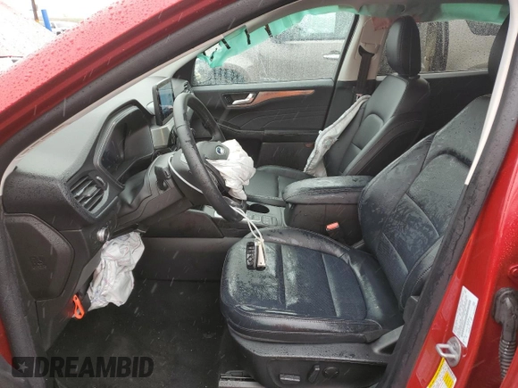 2022 Ford Escape Titanium with VIN 1FMCU9J94NUA90574, listed as a Copart auction lot 56940865 with 23,795 mi miles and Non repairable. Bid and sale history available at DreamBid. Image 7.