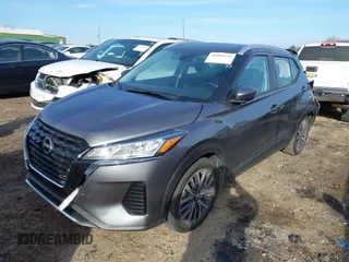 2023 Nissan Kicks SV with VIN 3N1CP5CV4PL523471, listed as a IAAI auction lot 41099253 with 27,211 mi miles. Bid and sale history available at carsss.com. Image 2.
