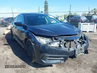 2017 Honda Civic Sedan LX with VIN 2HGFC2F57HH568416, listed as a IAAI auction lot 41812251 with 160,936 mi miles. Bid and sale history available at carsss.com. Image 1.