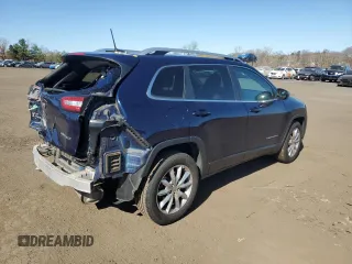 2016 Jeep Cherokee Limited with VIN 1C4PJMDB4GW188401, listed as a Copart auction lot 53507725 with 144,797 mi miles and Salvage Title. Bid and sale history available at DreamBid. Image 3.