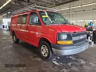 2012 Chevrolet Express Cargo with VIN 1GCZGTBG5C1190214, listed as a IAAI auction lot 42295016 with 193,729 mi miles and . Bid and sale history available at DreamBid. Image 1.