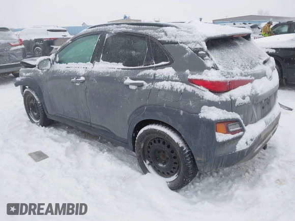 2021 Hyundai Kona Night Edition with VIN KM8K6CA59MU710026, listed as a IAAI auction lot 41266327 with 67,860 mi miles and . Bid and sale history available at DreamBid. Image 3.