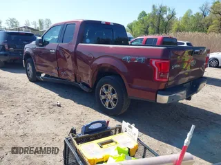 2015 Ford F-150 XLT with VIN 1FTEX1EP1FFC04227, listed as a IAAI auction lot 42048985 with 96,179 mi miles. Bid and sale history available at carsss.com. Image 3.
