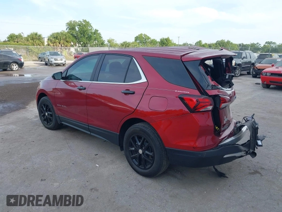 2023 Chevrolet Equinox LT with VIN 3GNAXKEG4PS140354, listed as a IAAI auction lot 42070562 with 17,663 mi miles and . Bid and sale history available at carsss.com. Image 3.