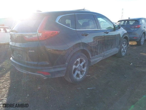 2019 Honda CR-V EX with VIN 5J6RW2H55KL033427, listed as a IAAI auction lot 41446877 with 35,510 mi miles. Bid and sale history available at carsss.com. Image 4.