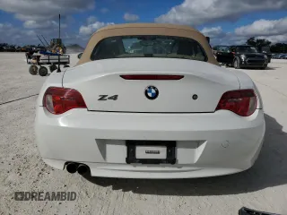 2006 BMW Z4 3.0si with VIN 4USBU53556LX00647, listed as a Copart auction lot 83436974 with 70,077 mi miles and Salvage title. Bid and sale history available at DreamBid. Image 6.