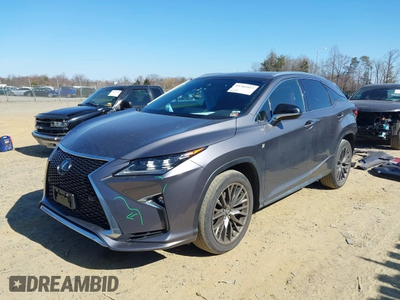 2019 Lexus RX with VIN 2T2BZMCA7KC175084, listed as a IAAI auction lot 41762417 with 40,092 mi miles. Bid and sale history available at carsss.com. Image 2.