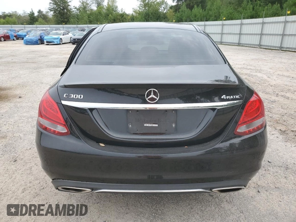 2016 Mercedes-Benz C 300 Luxury with VIN 55SWF4KB0GU116016, listed as a Copart auction lot 70752574 with 149,901 mi miles and Salvage Title. Bid and sale history available at carsss.com. Image 6.
