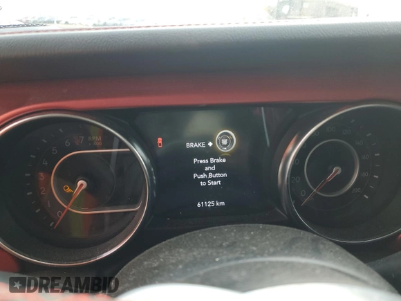 2022 Jeep Gladiator Rubicon with VIN 1C6JJTBG6NL118998, listed as a Copart auction lot 81451814 with 61,125 mi miles and Salvage title. Bid and sale history available at DreamBid. Image 9.