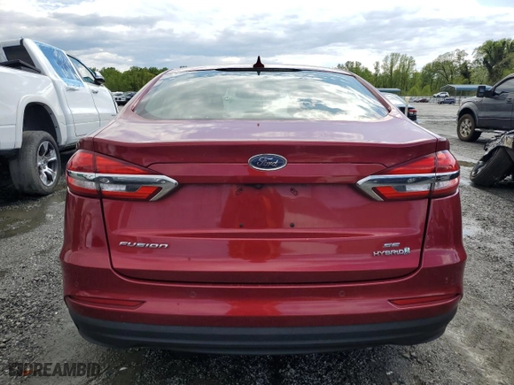 2019 Ford Fusion Hybrid SE with VIN 3FA6P0LU5KR240917, listed as a Copart auction lot 52972545 with 138,556 mi miles and Clean Title. Bid and sale history available at carsss.com. Image 6.