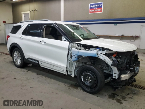 2021 Ford Explorer Limited with VIN 1FM5K8FW6MNA16704, listed as a Copart auction lot 46194205 with 33,815 mi miles and Salvage Title. Bid and sale history available at carsss.com. Image 4.