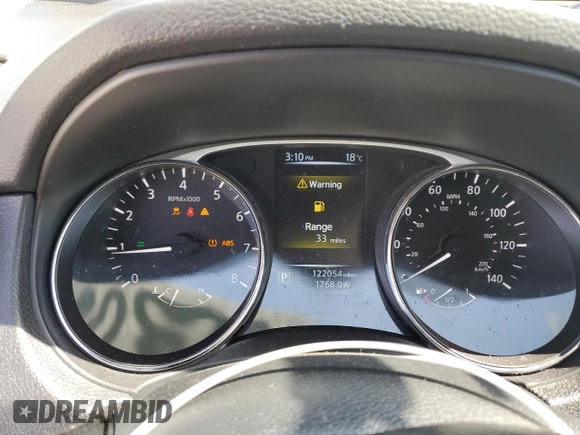 2014 Nissan Rogue SV with VIN 5N1AT2MV3EC866306, listed as a Copart auction lot 53285165 with 122,054 mi miles and Salvage Title. Bid and sale history available at carsss.com. Image 9.