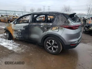 2020 Kia Sportage LX with VIN KNDPM3AC3L7737816, listed as a Copart auction lot 85475134 with Not Provided miles and Non Repairable. Bid and sale history available at DreamBid. Image 2.