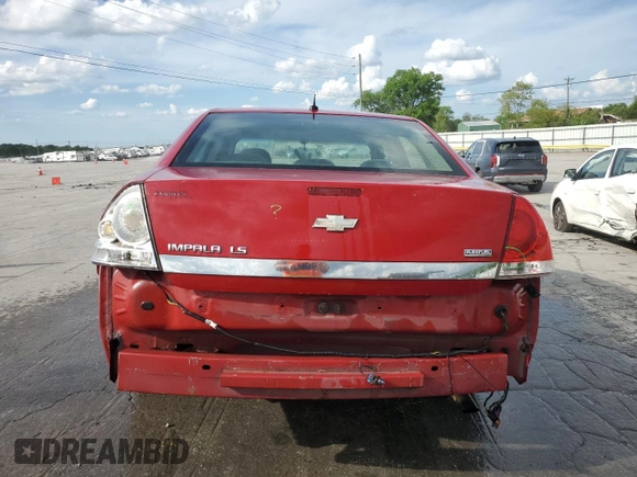 2007 Chevrolet Impala LS with VIN 2G1WB58K779140952, listed as a Copart auction lot 54071575 with 182,971 mi miles and Salvage Title. Bid and sale history available at DreamBid. Image 6.