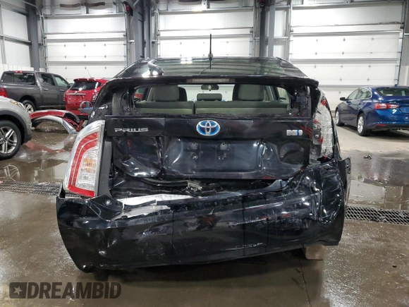 2013 Toyota Prius One with VIN JTDKN3DU1D5685675, listed as a Copart auction lot 80458944 with 191,752 mi miles and Salvage Title. Bid and sale history available at DreamBid. Image 6.