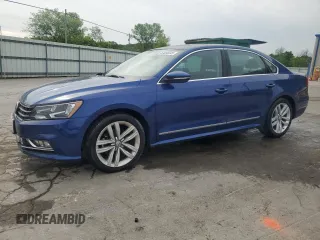 2016 Volkswagen Passat SEL z VIN 1VWCT7A35GC063879, wystawiony jako Copart lot #53856545 z przebiegiem 56 856 mil mil oraz Szkoda całkowita • Salvage title. Historia ofert i sprzedaży dostępna na DreamBid. Obrazek 1.