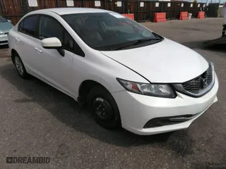 2015 Honda Civic Sedan LX with VIN 19XFB2F51FE098801, listed as a IAAI auction lot 41835135 with 1 mi miles. Bid and sale history available at carsss.com. Image 1.