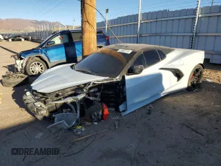 2020 Chevrolet Corvette 2LT with VIN 1G1Y73D43L5117925, listed as a Copart auction lot 42989775 with 18,835 mi miles and Salvage Title. Bid and sale history available at carsss.com. Image 1.