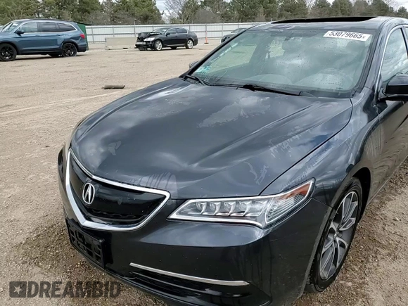 2016 Acura TLX V6 with VIN 19UUB2F38GA006594, listed as a Copart auction lot 53079665 with 133,666 mi miles and Salvage title. Bid and sale history available at DreamBid. Image 13.