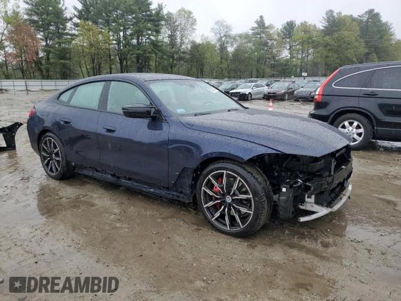 2022 BMW 4 Series M440i xDrive with VIN WBA13AW04NFM50227, listed as a Copart auction lot 55770745 with 36,788 mi miles and Salvage title. Bid and sale history available at DreamBid. Image 4.