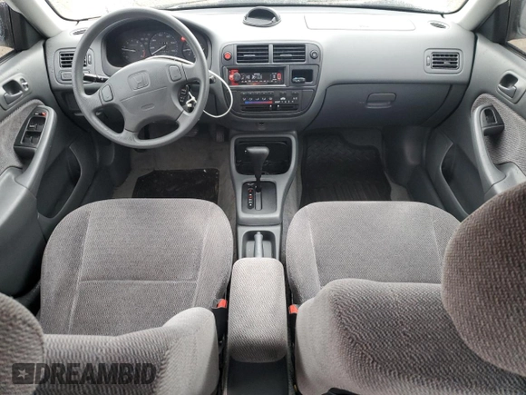 1998 Honda Civic LX with VIN 2HGEJ6676WH603129, listed as a Copart auction lot 52285505 with 49,646 mi miles and Salvage Title. Bid and sale history available at DreamBid. Image 8.