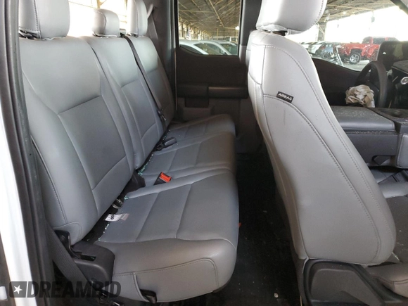 2021 Ford F-150 XL with VIN 1FTEX1CBXMKE12215, listed as a Copart auction lot 58756335 with Not provided miles and Salvage title. Bid and sale history available at DreamBid. Image 10.