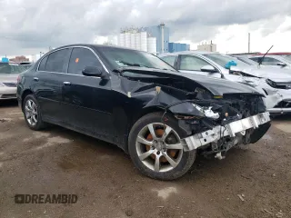 2006 Infiniti G35 with VIN JNKCV51F76M604918, listed as a Copart auction lot 53814264 with 132,414 mi miles and Salvage Title. Bid and sale history available at DreamBid. Image 4.
