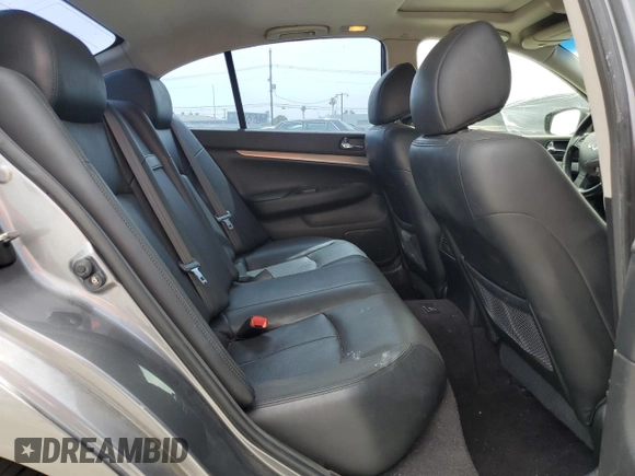 2012 Infiniti G25 Journey with VIN JN1DV6AP8CM812079, listed as a Copart auction lot 56431805 with 116,278 mi miles and Salvage title. Bid and sale history available at DreamBid. Image 10.