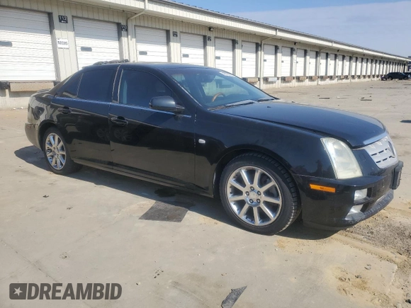 2005 Cadillac STS with VIN 1G6DC67A150214712, listed as a Copart auction lot 46718535 with 106,999 mi miles and Clean Title. Bid and sale history available at DreamBid. Image 4.