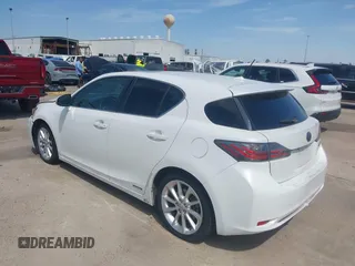 2012 Lexus CT CT 200h with VIN JTHKD5BH6C2094938, listed as a IAAI auction lot 41823429 with 164,485 mi miles and . Bid and sale history available at carsss.com. Image 3.