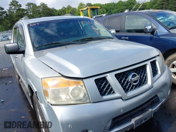 2008 Nissan Armada SE z VIN 5N1BA08D48N603251, wystawiony jako IAAI lot #42249956 z przebiegiem 186 715 mil mil oraz . Historia ofert i sprzedaży dostępna na DreamBid. Obrazek 1.