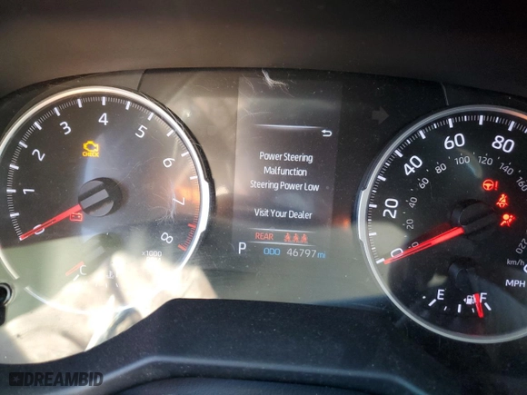 2020 Toyota RAV4 LE with VIN 2T3H1RFV7LC083791, listed as a Copart auction lot 85897254 with 46,797 mi miles and Salvage Title. Bid and sale history available at carsss.com. Image 9.
