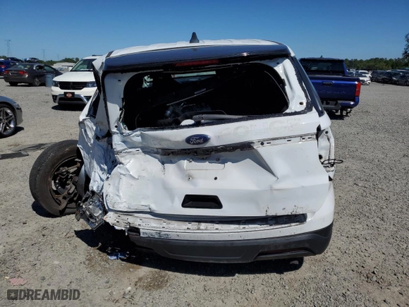 2018 Ford Police Interceptor Utility with VIN 1FM5K8AR7JGA58638, listed as a Copart auction lot 49781035 with 0 mi miles and Non Repairable. Bid and sale history available at carsss.com. Image 6.