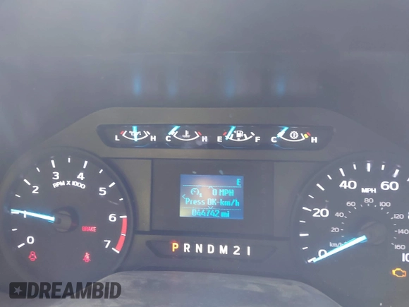 2019 Ford Super Duty F-250 SRW XL with VIN 1FTBF2A64KED15573, listed as a IAAI auction lot 42090750 with 44,742 mi miles. Bid and sale history available at carsss.com. Image 7.