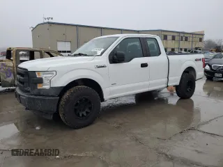 2015 Ford F-150 XLT with VIN 1FTFX1EG0FFA70198, listed as a Copart auction lot 43141485 with 155,856 mi miles and Salvage Title. Bid and sale history available at carsss.com. Image 1.