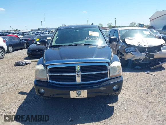 2005 Dodge Durango Limited with VIN 1D8HB58D55F509489, listed as a IAAI auction lot 42132823 with 162,155 mi miles and . Bid and sale history available at DreamBid. Image 12.