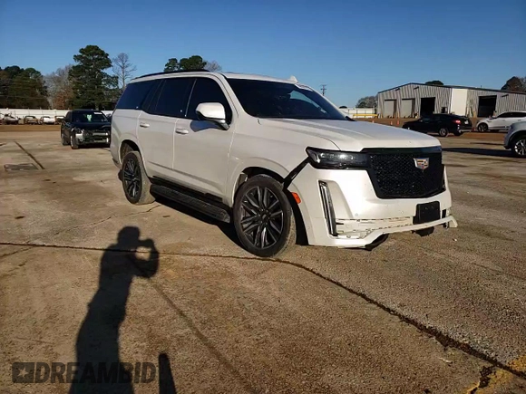 2022 Cadillac Escalade Sport z VIN 1GYS3EKL6NR234497, wystawiony jako Copart lot #48560705 z przebiegiem 55 438 mil mil oraz Szkoda całkowita • Salvage title. Historia ofert i sprzedaży dostępna na DreamBid. Obrazek 11.