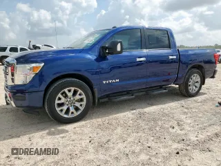 2021 Nissan Titan SV z VIN 1N6AA1EF0MN512559, wystawiony jako Copart lot #61561305 z przebiegiem 31 344 mil mil oraz Szkoda całkowita • Salvage title. Historia ofert i sprzedaży dostępna na DreamBid. Obrazek 1.