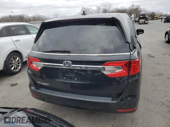 2020 Honda Odyssey EX-L with VIN 5FNRL6H73LB027654, listed as a Copart auction lot 47533955 with Not Provided miles and Salvage Title. Bid and sale history available at carsss.com. Image 6.