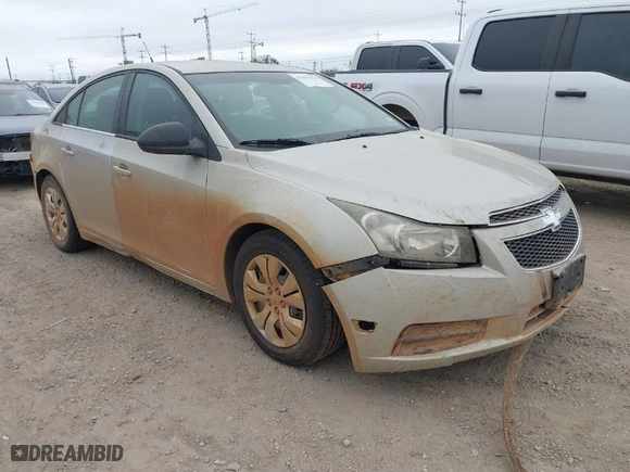 2014 Chevrolet Cruze LS with VIN 1G1PA5SH8E7211594, listed as a IAAI auction lot 41601610 with 146,478 mi miles. Bid and sale history available at carsss.com. Image 1.