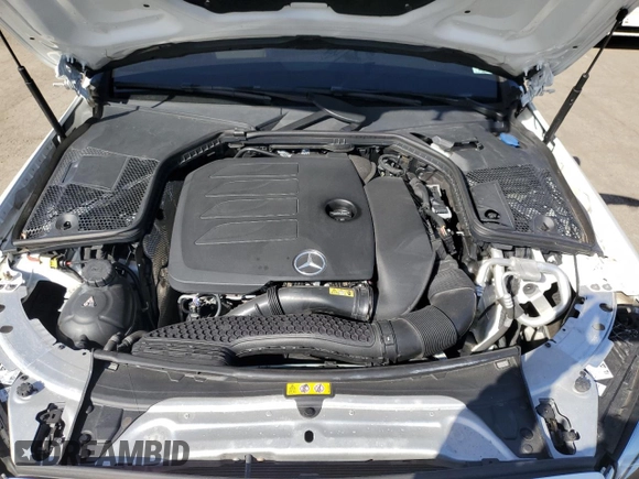 2021 Mercedes-Benz C 300 with VIN W1KWF8EB8MR614237, listed as a Copart auction lot 49311115 with Not Provided miles and Salvage Title. Bid and sale history available at carsss.com. Image 11.